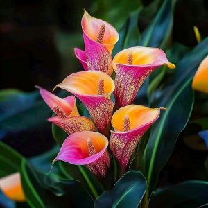 Калла Оникс купить по цене от 450р. в интернет-магазине «Посадика» с доставкой почтой в в Кукморе и по всей России – [изображение №1].