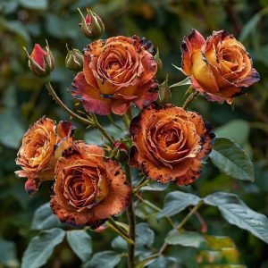 Роза плетистая Оранжевый Бриллиант купить по цене от 450р. в интернет-магазине «Посадика» с доставкой почтой в в Кукморе и по всей России – [изображение №1].